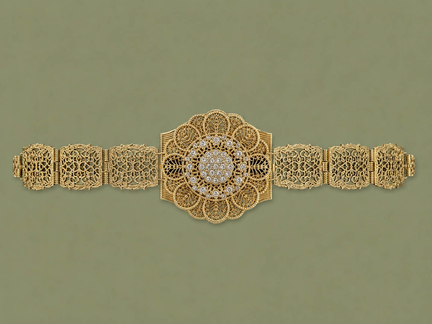 Mdamma Gold & Strass - Coffee & Caftans