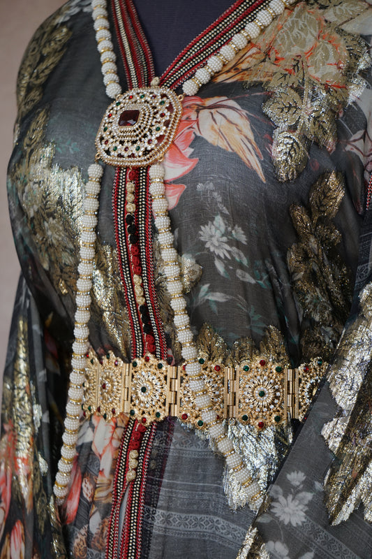Takchita Dark Grey - Coffee & Caftans