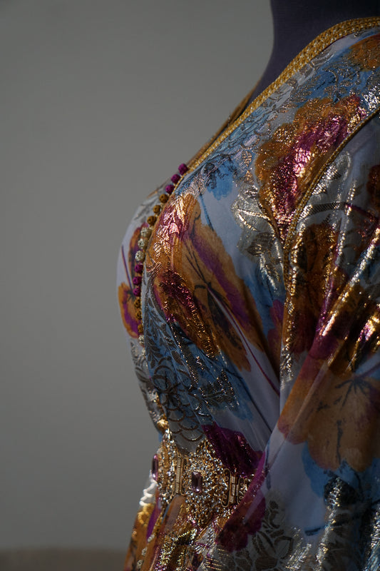 Takchita Vintage Blue - Coffee & Caftans
