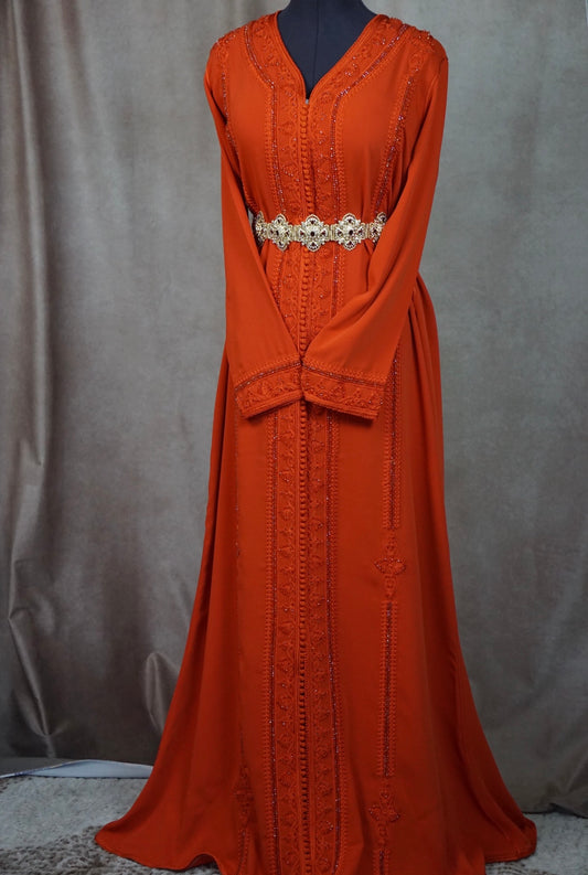 Caftan Orange Pop - Coffee & Caftans