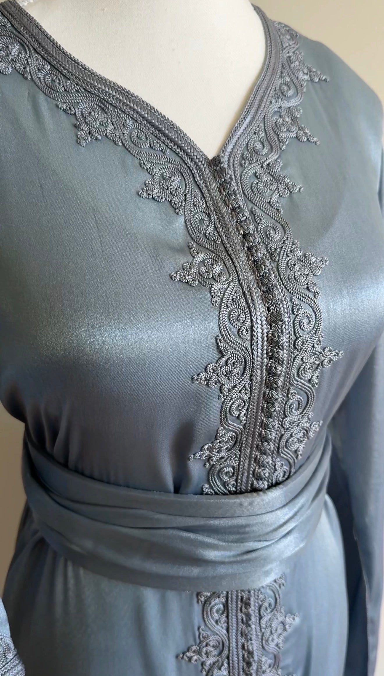 Caftan Yaqoute Brume - Coffee & Caftans
