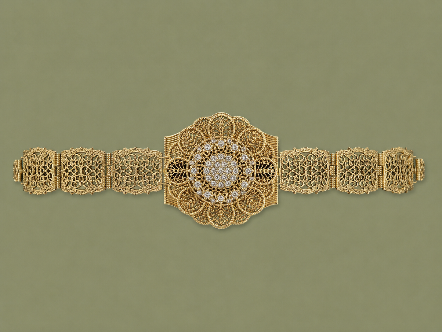 Mdamma Gold & Strass - Coffee & Caftans