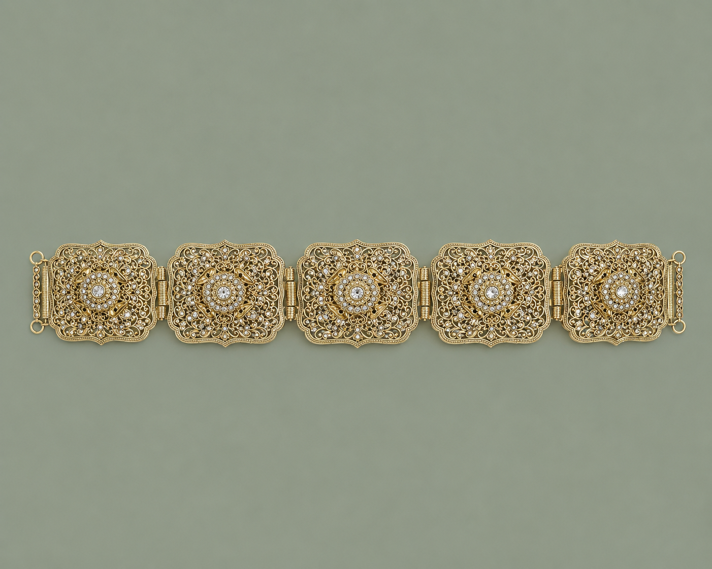 Mdamma Gold & strass - Coffee & Caftans