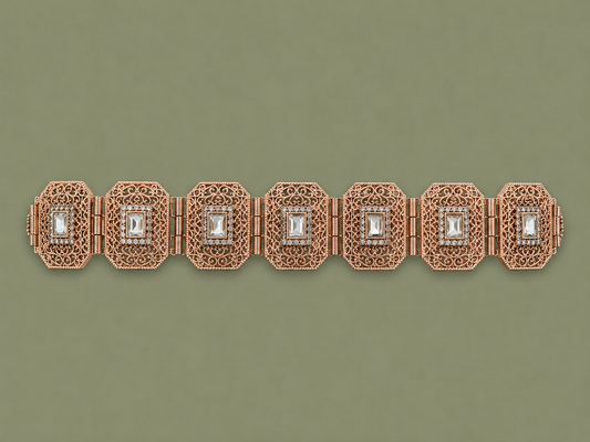 Mdamma Rose Gold & Strass - Coffee & Caftans