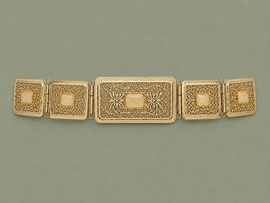 Mdamma Gold & Beige - Coffee & Caftans