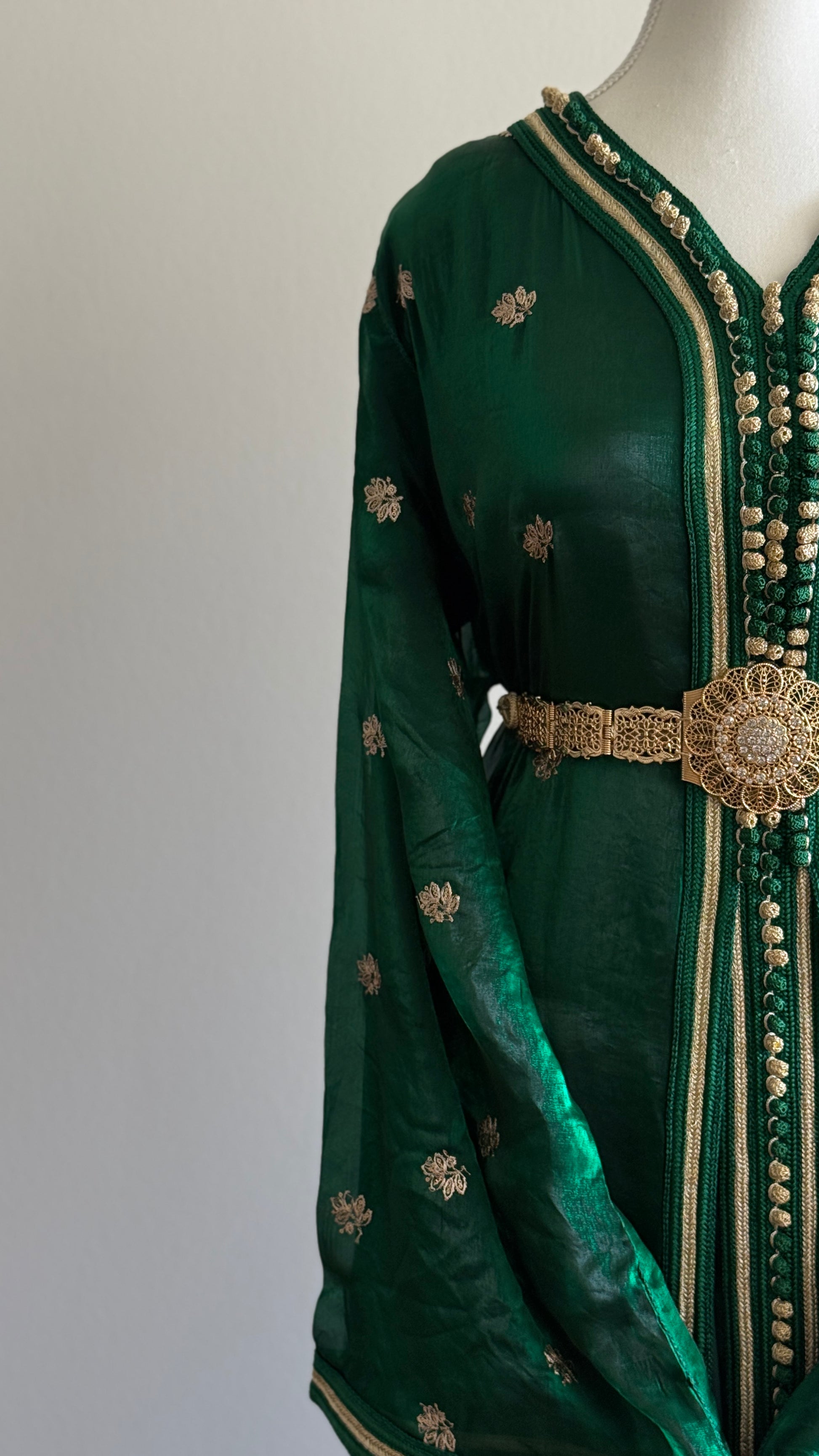 Takchita Sultan Green - Coffee & Caftans