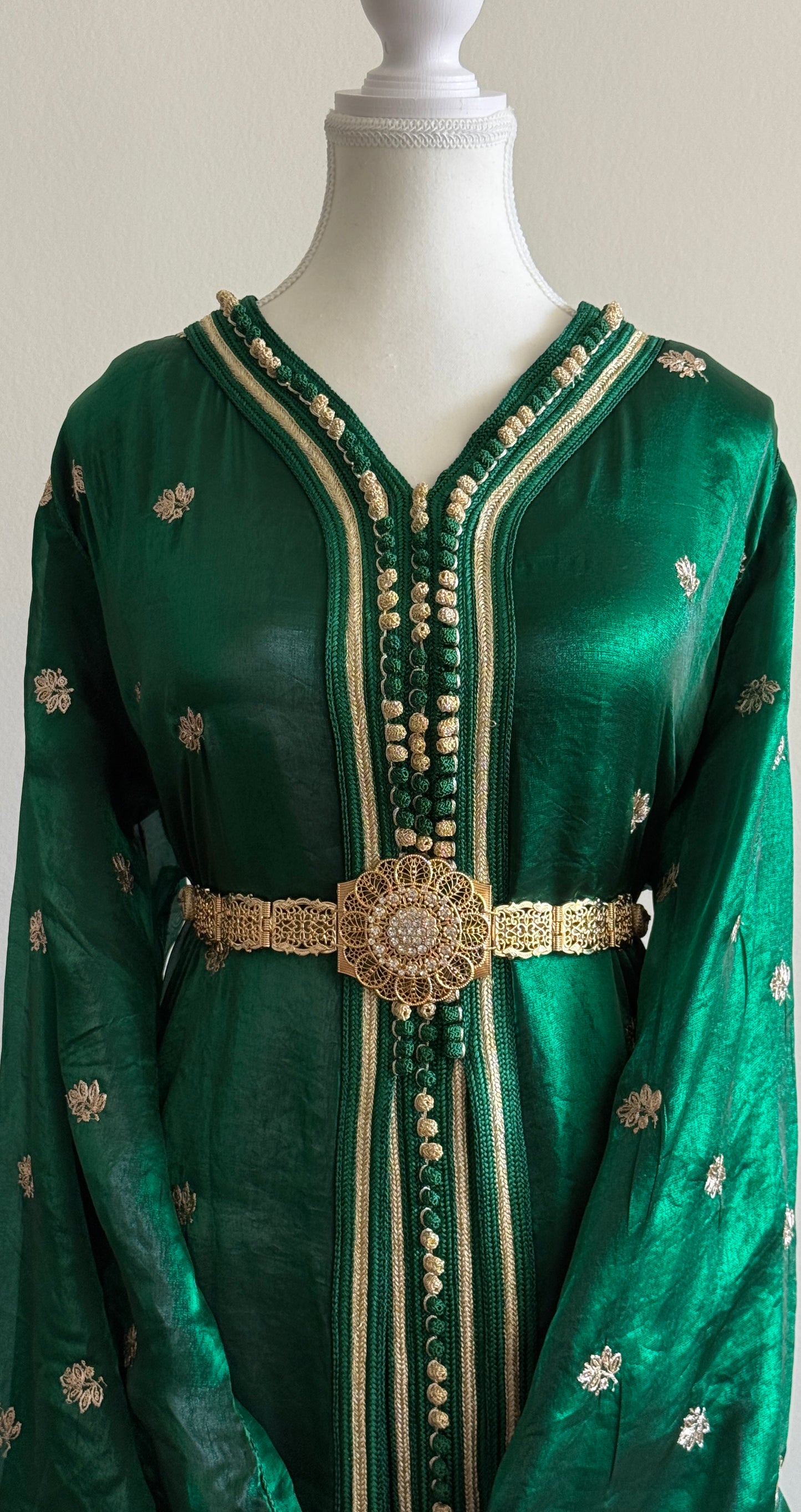 Takchita Sultan Green - Coffee & Caftans
