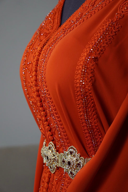 Caftan Orange Pop - Coffee & Caftans