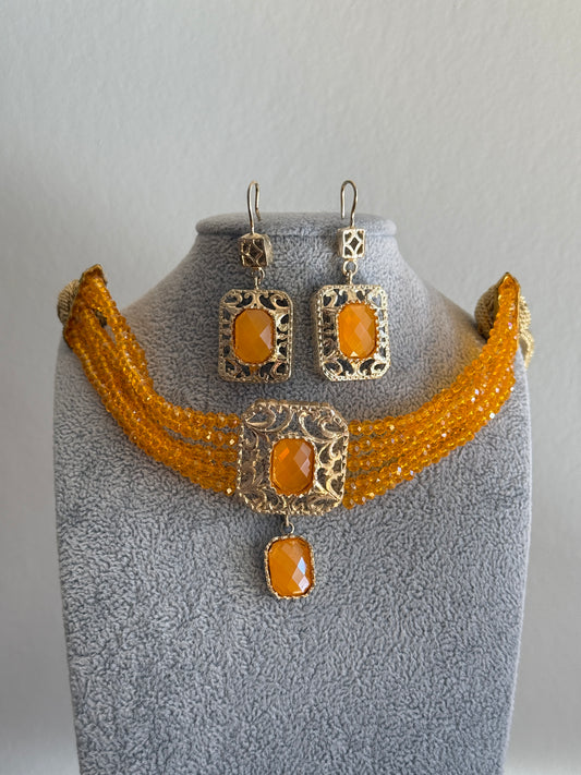 Parure Orange - Coffee & Caftans