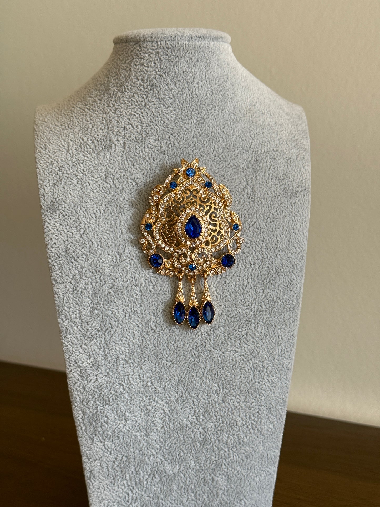 Broche Beldia Midnight Blue