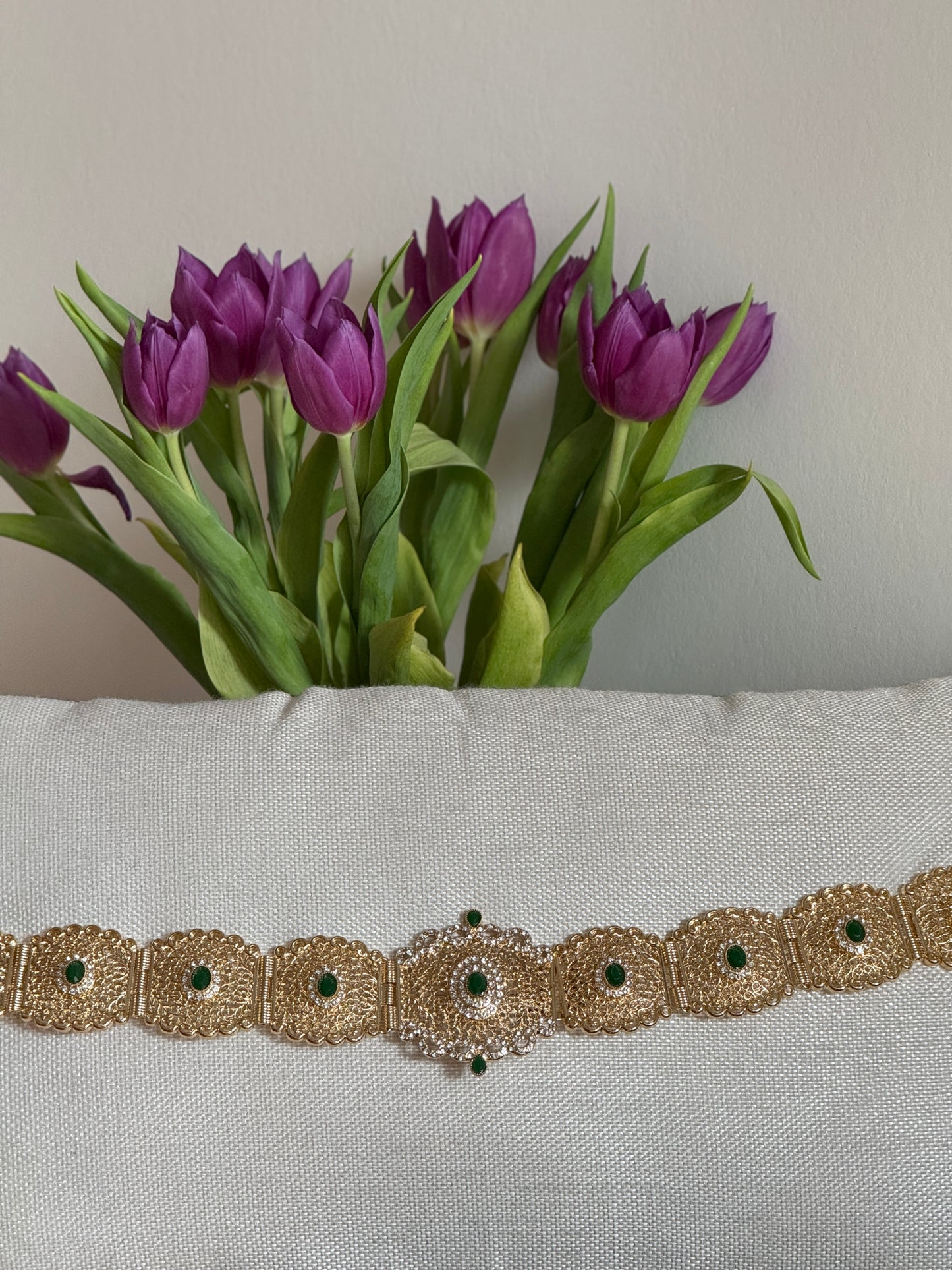 Ceinture Gold x Green
