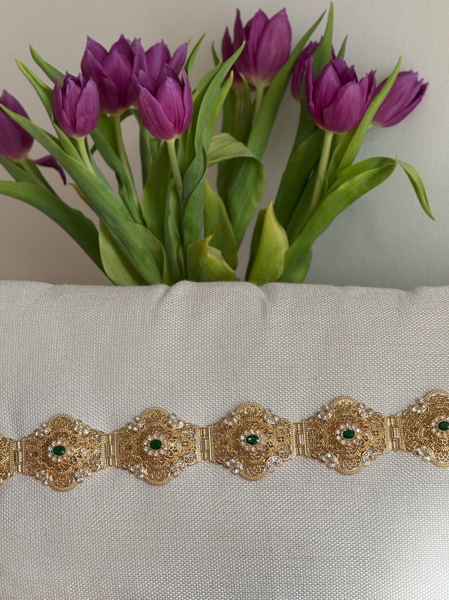 Ceinture Gold x Green