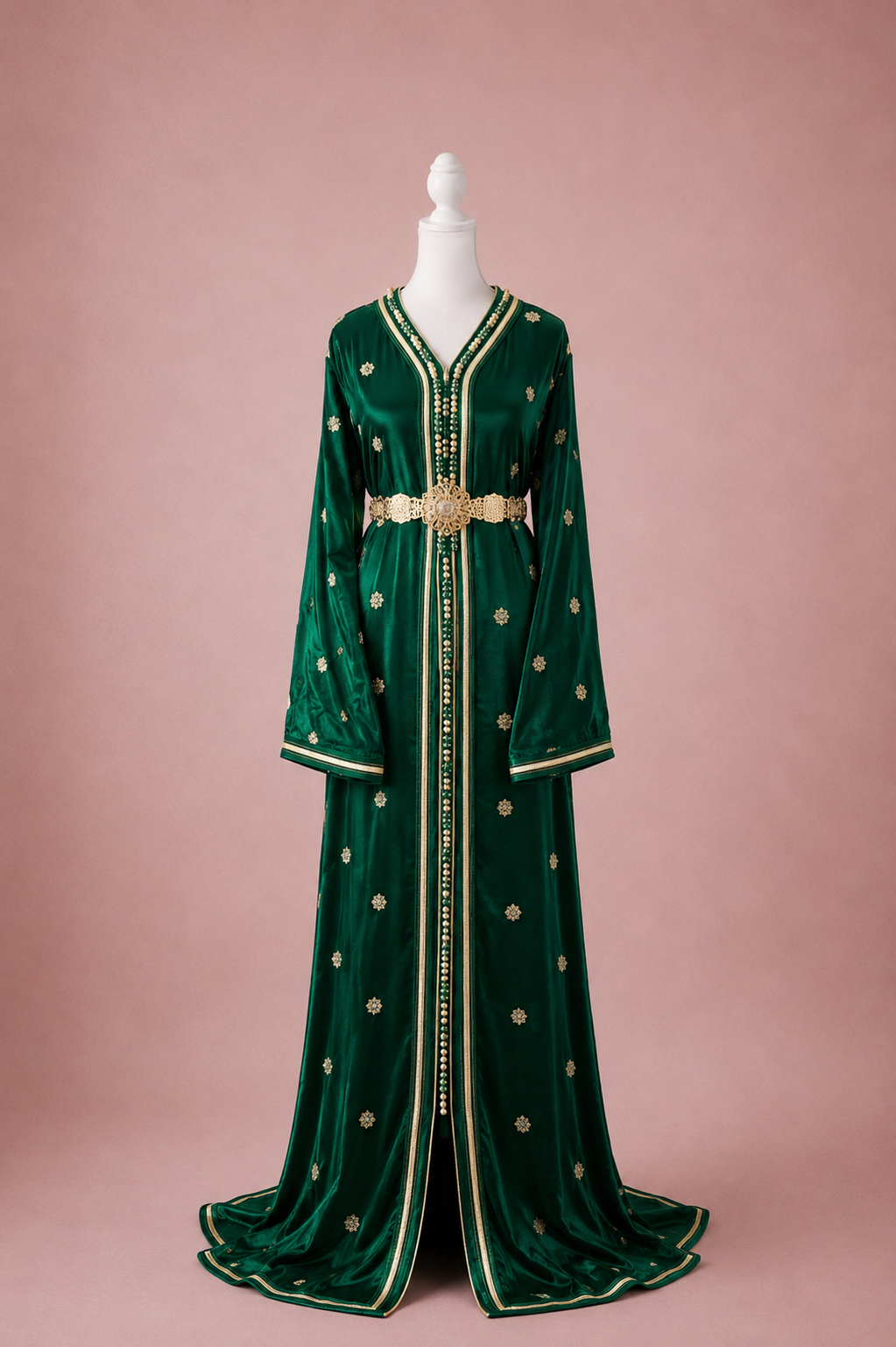 Takchita Sultan Green - Coffee & Caftans