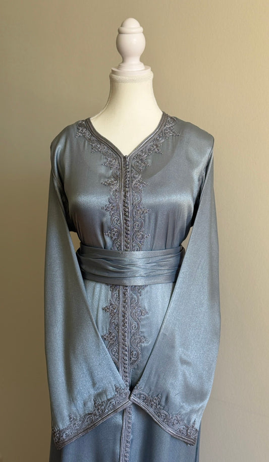 Caftan Yaqoute Brume - Coffee & Caftans